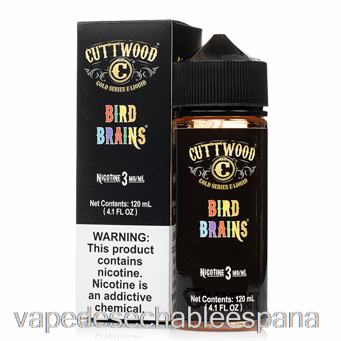 Vape Desechable España Cerebros De Pájaro - E-líquido Cuttwood - 120ml 12mg